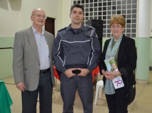 Sr Odacir, Cel. Diogo e Ir. Elena Bini