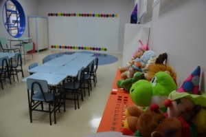 Sala de aula após a reforma