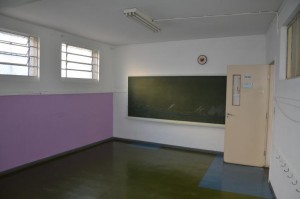 Sala de aula antes da reforma
