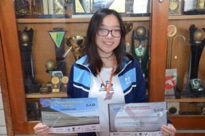 Liana Li, ganhadora da Medalha de Bronze