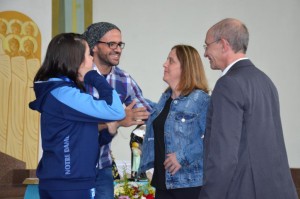 Homenagem aos educadores e familiares
