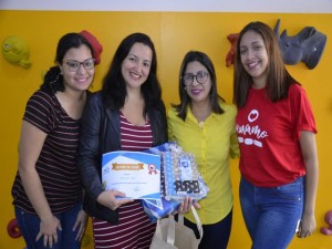 Cristiane Duarte Silva, ganhadora da categoria Colaborador