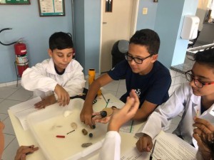 Estudantes do 7º ano